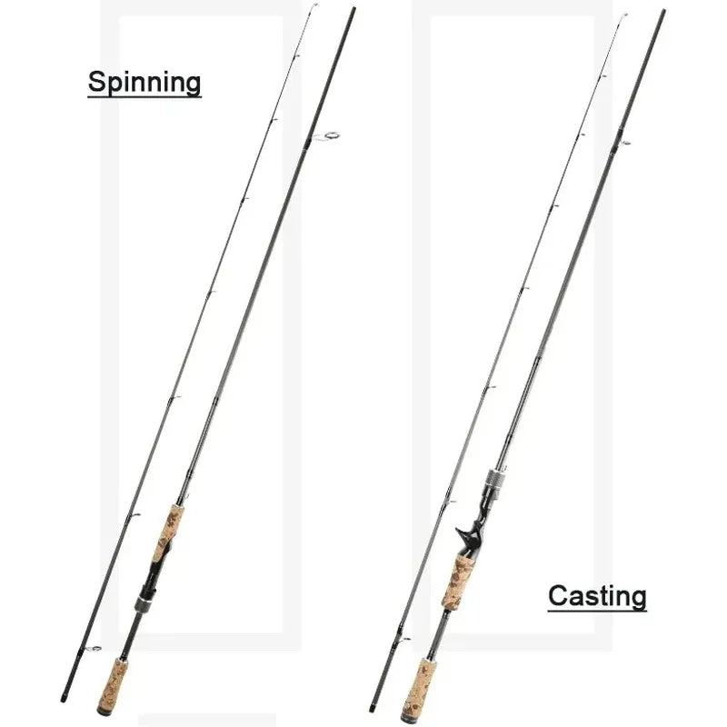 RoseWood Casting Spinning Fishing Rod