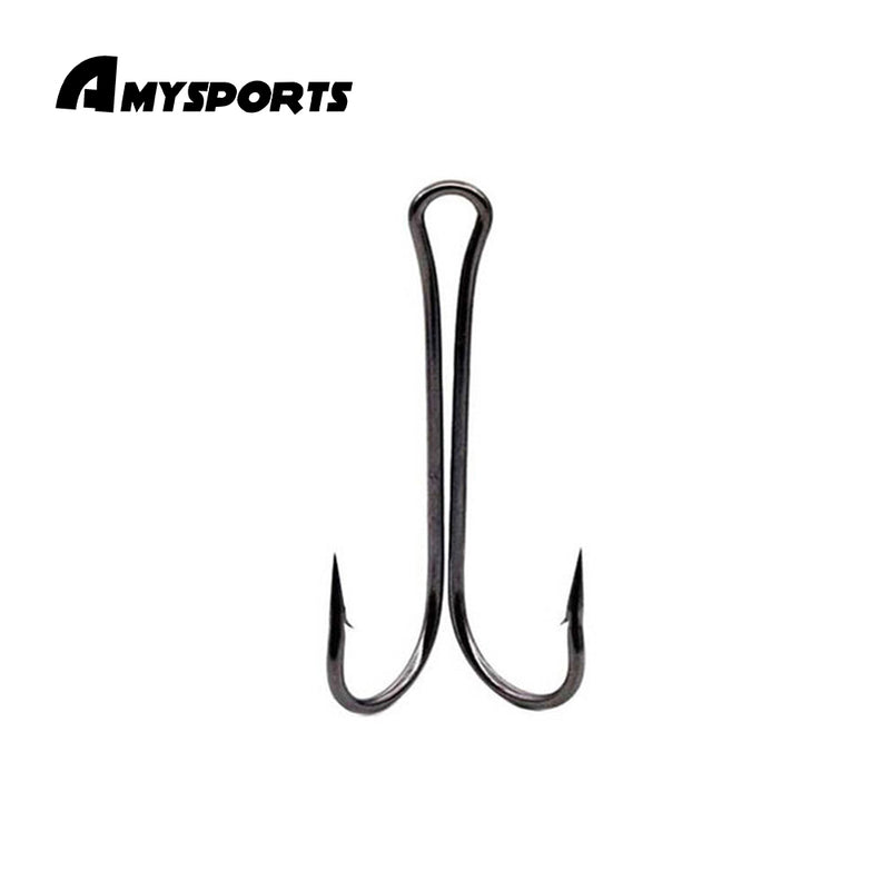 AMYSPORTS 50pcs/box Double Hook