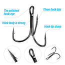 45pcs/Pack Treble Fishing Hook