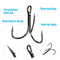 45pcs/Pack Treble Fishing Hook