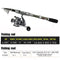 Sougayilang Spinning Fishing Combo Gear Ratio 5.5:1