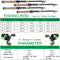 Sougayilang Baitcasting Fishing Combo Gear Ratio 7.2:1
