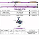 Sougayilang Spinning Fishing Combo Gear Ratio 5.2:1