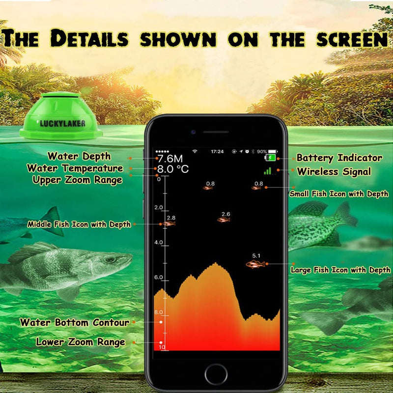 LUCKYLAKER Wireless Wifi Fish Finder