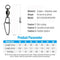 50pcs/Pack Fishing Ball Bearing Swivels with Interlock Clip Snap (Black)