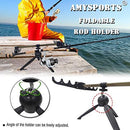 AMYSPORTS Support Ground Adjustable Fishing Rod Holder