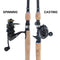 Sougayilang A-RMHG Telescopic Spinning/Baitcasting Combo