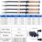 Sougayilang A-RMHG Telescopic Spinning/Baitcasting Combo