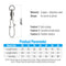 50pcs/Pack Fishing Ball Bearing Swivels with Crosslock Clip Snap (White)