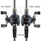Sougayilang Casting Fishing Combo Gear Ratio 6.3:1 White Color