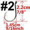 AMYSPORTS 20pcs/Pack Octopus Offset Sport Circle Fishing Hook