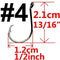 AMYSPORTS 20pcs/Pack Octopus Offset Sport Circle Fishing Hook