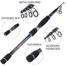 Sougayilang Spinning Telescopic Fishing Rod