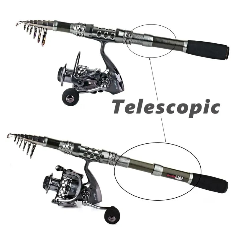 Sougayilang Spinning Fishing Combo Gear Ratio 5.5:1