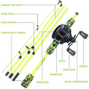 Sougayilang Baitcasting Fishing Combo Gear Ratio 6.3:1