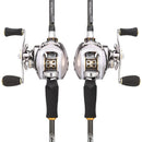 Sougayilang Baitcasting Fishing Combo Gear Ratio 6.3:1