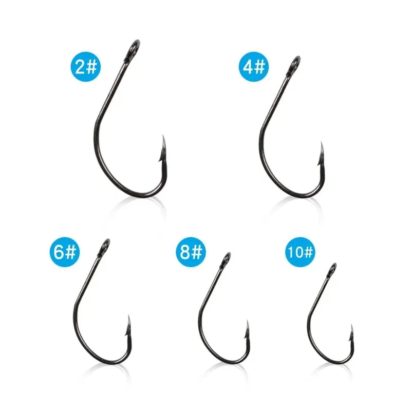 50pcs/pack Crank Fishing Hooks