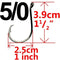 AMYSPORTS 20pcs/Pack Octopus Offset Sport Circle Fishing Hook