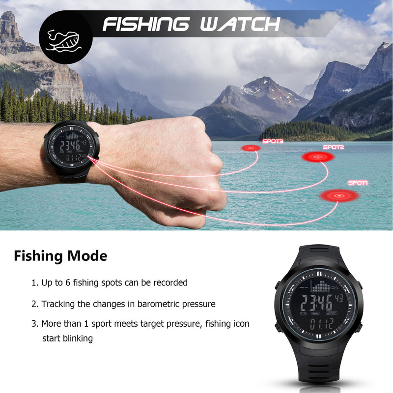 Sports AMYSPORTS Outdoor Fishing Watch