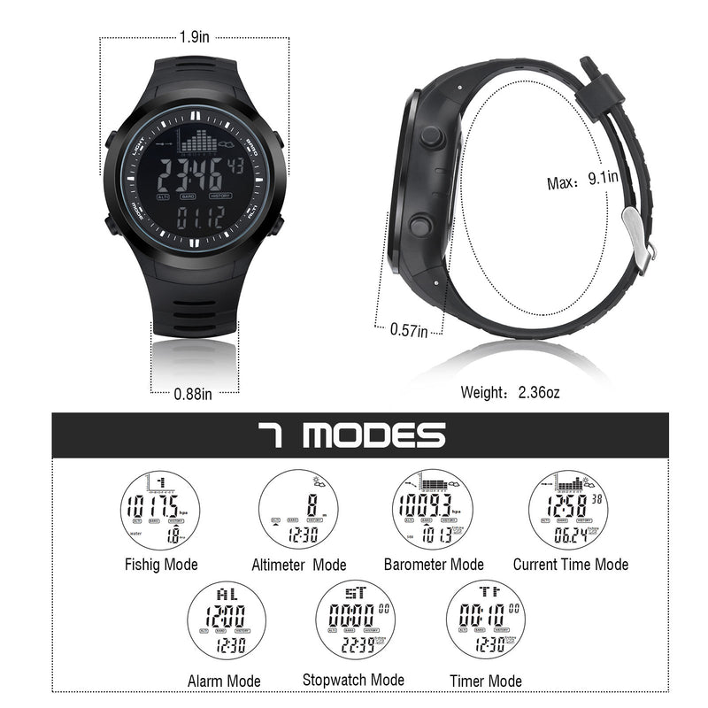 Sports AMYSPORTS Outdoor Fishing Watch