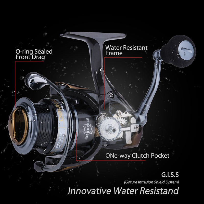 HS Metal Spool Fishing Reel