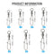 AMYSPORTS 50pcs/Pack Fishing Ball Bearing Swivels with Duo Lock Snap (White)