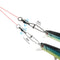50pcs/Pack Fishing Ball Bearing Swivels with Interlock Clip Snap (Black)