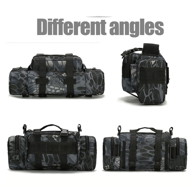 Large Capacity Canvas Waterproof Fishing Bag