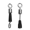 AMYSPORTS 30pcs/Pack Fishing Rolling Swivels with Hook (White)