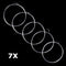 5pcs 9 FT/2.74 M Fly Fishing Line