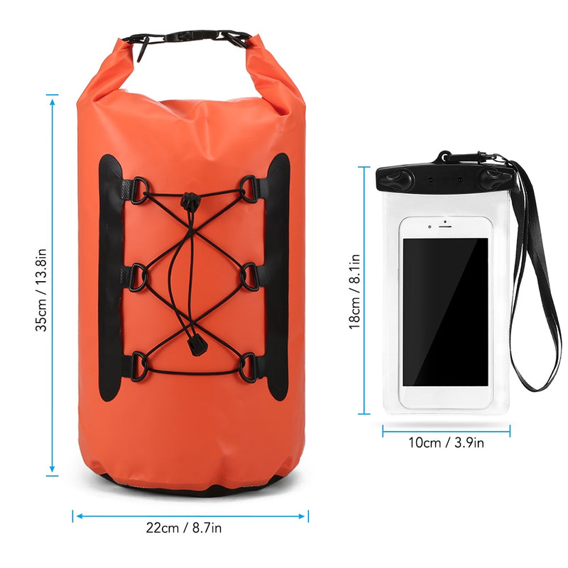 PVC Waterproof Dry Bag Fishing Backpack