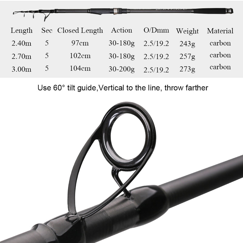 OBEI Tele Surf Rod Telescopic Fishing Rod