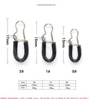 50pcs/Pack Fishing Swivel Snaps with Tube