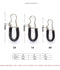 50pcs/Pack Fishing Swivel Snaps with Tube