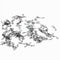AMYSPORTS 50pcs/Pack Fishing Swivel Snaps with Fastlock Clips (White)