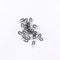 50pcs/Pack Fishing Swivel Snaps with Tube