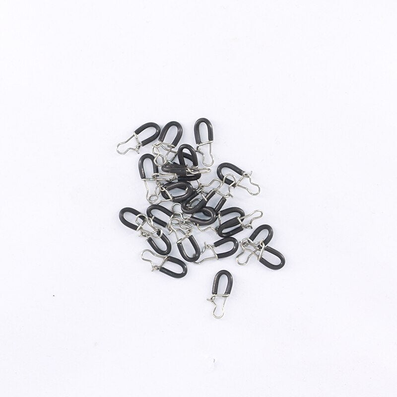 50pcs/Pack Fishing Swivel Snaps with Tube