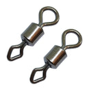 500pcs/Pack Fishing Rolling Swivels with Eye Hook (Black)