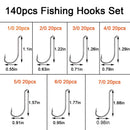 140pcs/Pack Siwash Hook