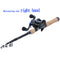 Sougayilang A-RMHG Telescopic Spinning/Baitcasting Combo