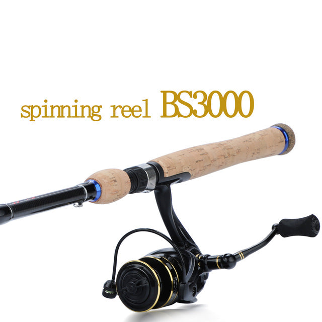 Sougayilang A-RMHG Telescopic Spinning/Baitcasting Combo