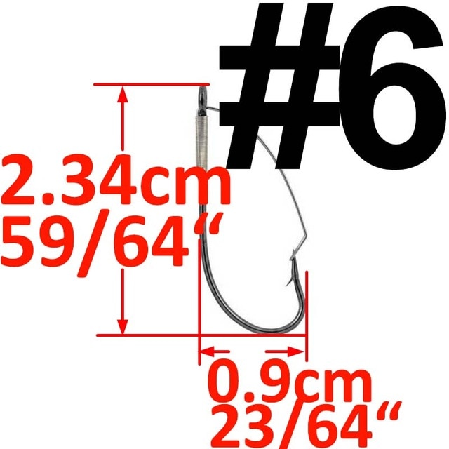 AMYSPORTS 100pcs/Pack Weedless Hook