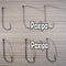 AMYSPORTS 100pcs/Pack Weedless Hook