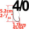 AMYSPORTS 100pcs/Pack Weedless Hook