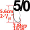 AMYSPORTS 100pcs/Pack Weedless Hook