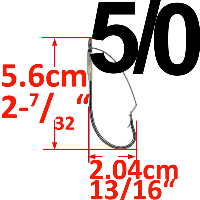 AMYSPORTS 100pcs/Pack Weedless Hook