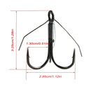 AMYSPORTS 5pcs/Pack Treble Hook