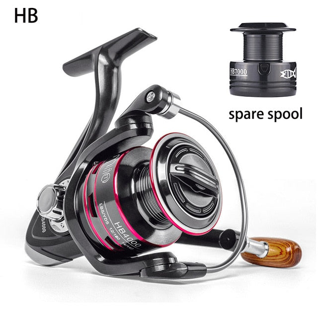 LINNHUE Fishing Spinning Reel 4.4:1/4.7:1/5.2:1 Gear Ratio