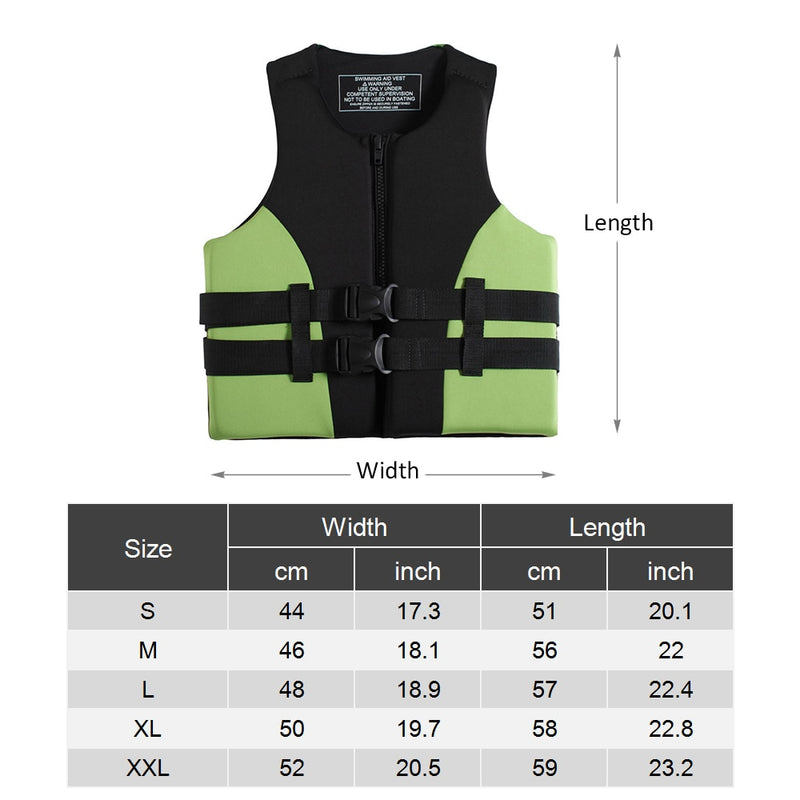 Water Sports Fishing Vest Adult Life Jacket