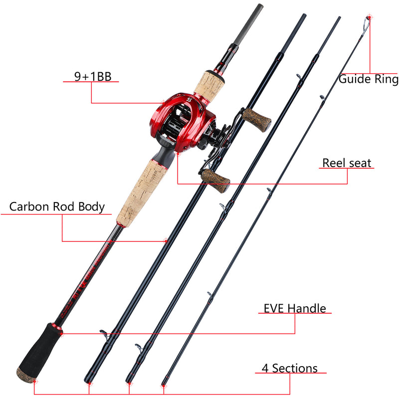 Sougayilang Casting Fishing Combo